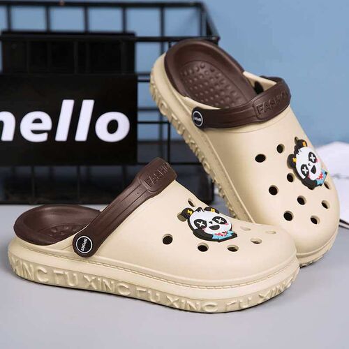 Hole Shoes Mens Summer New Outer Wear Non-slip Soft Bottom
