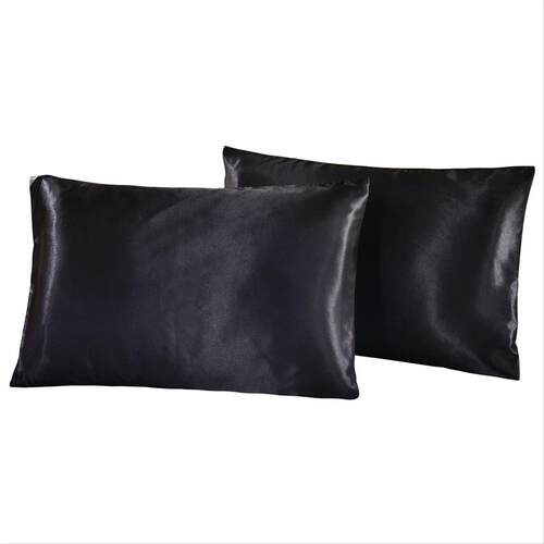 Satin embroidered silk shiny pillowcase pillowcase cushion