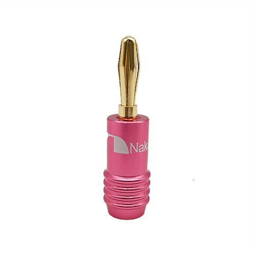 New 2Pcs 4mm Musical Banana Plug Connector HiFi Audio Banana