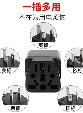 2023 New 3 pin chinese power plug adapter travel converter 1