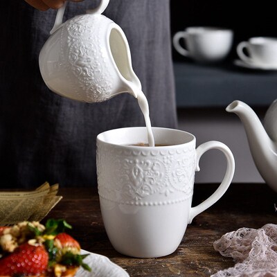 Muyun Alice Teapot Set ffee Cup And Saucer Milk Pot European