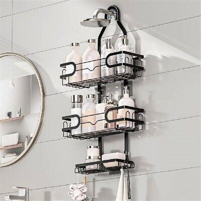 Hanging Shower Storage Rack Capacity Shower Organizer 3