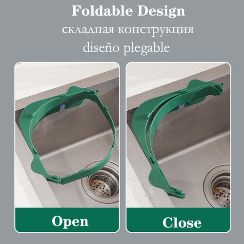 Foldable Drain Rack Disposable Garbage Bag Anti-clogging Sin