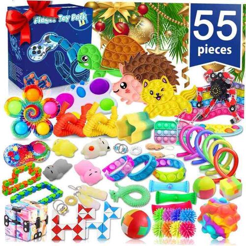 Mystery Fdget Toys Pack Set Pack Ant Stress Chrstmas Adve