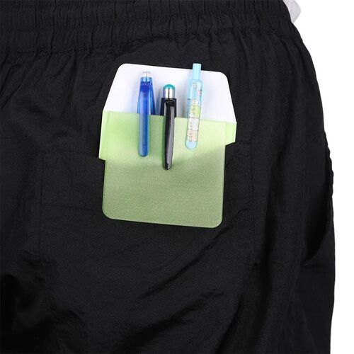 1PC New Colorful PVC Pocket Protector Leak-Proof Pen Pouch D