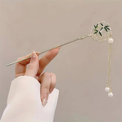 Elegant Chinese Style Hair Clip Tassel Hair Stick Traditiona