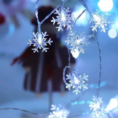 Snowflakes String Light LED lamp Christmas Tree Ornament