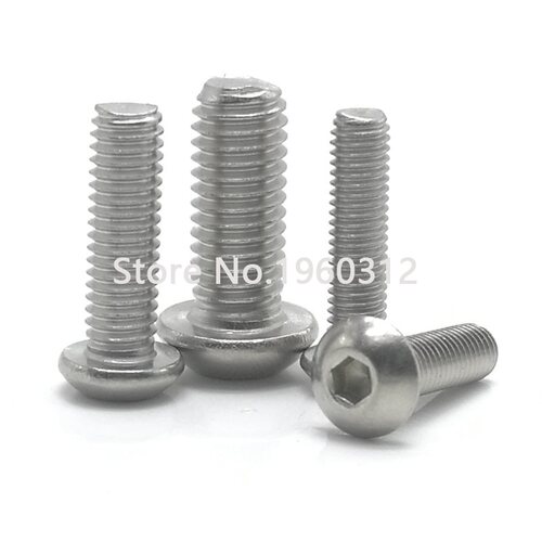 5-50pcs ISO7380 M2 M2.5 M3 M4 M5 M6 M8 304 A2 Round Stainles