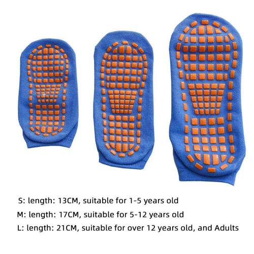 Cotton Kids Adults Anti-Slip Sock Trampoline Sock Cotton Bre
