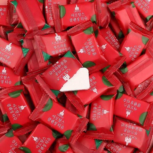 100 PCs hstorage box Korean cotthon compressed towel dispo