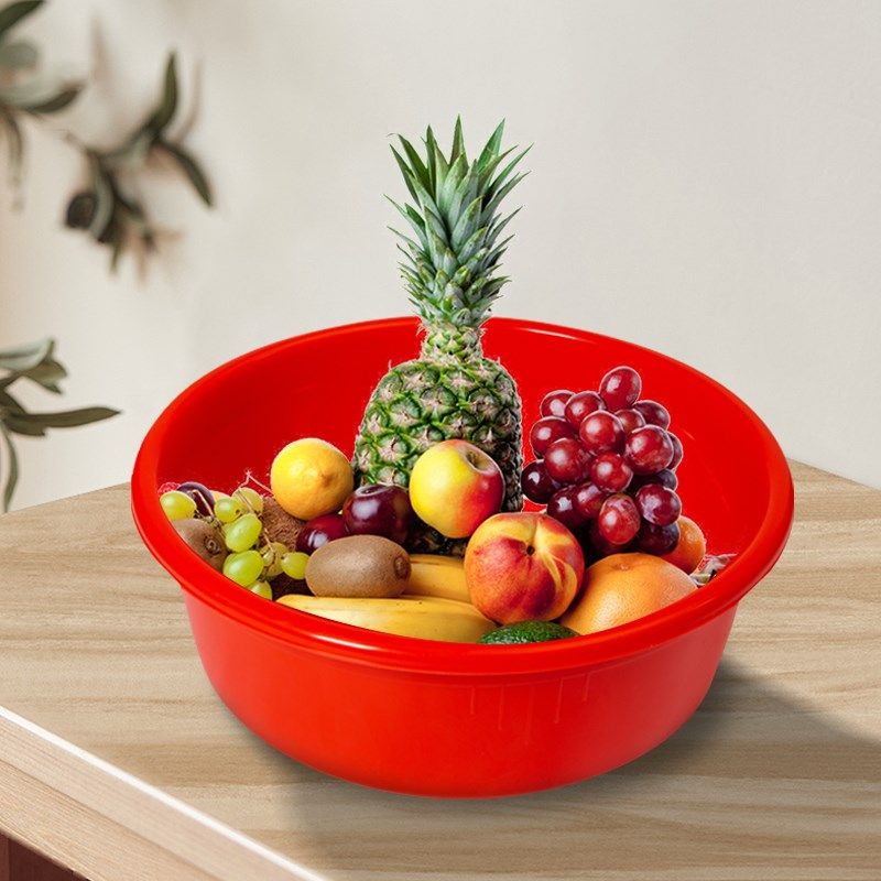 珠江牌大红盆塑料洗澡盆加厚大号盆塑料盆洗衣盆洗菜洗澡大盆圆盆,家庭/个人清洁工具,脸盆,淘宝优惠券,粉丝福利购,淘宝优惠卷