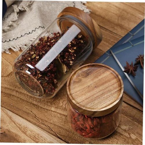 Glass Airtight Kitchen Storage Jar Sealed Food Container Gr1