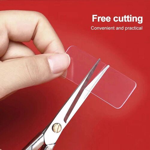 Reusable Double Sided Tape Transparent Nano Glue Seamless Se