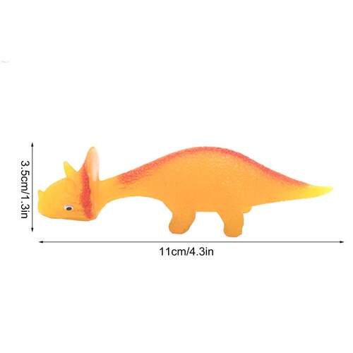 5pcs/set Catapulted Slingshot Toy Rubber Dinosaur Chicken Sm