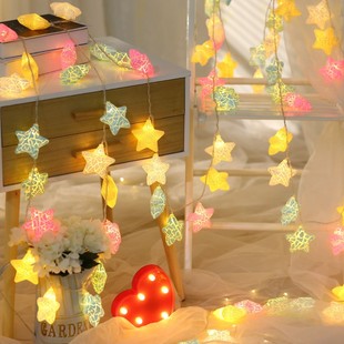 LED string lamps Crackle star lights Christmas decoration