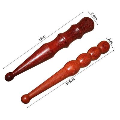 1pc Wooden Foot Spa Physiotherapy Reflexology Thai Foot Mass