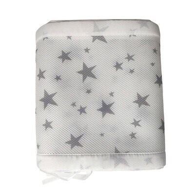 2pcs Protector Baby Nursery Breathable Baby Bed Bumper One-p