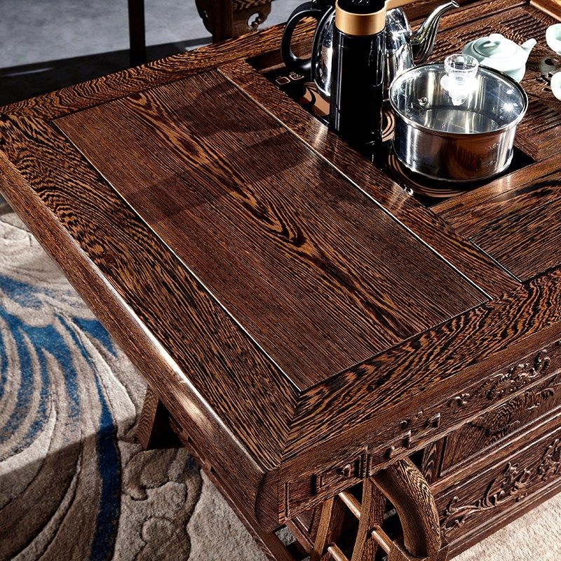 王木匠红木茶桌椅鸡翅木喝泡茶桌实木中式仿古功夫阳台茶台几,住宅家具,红木茶桌/茶台,淘宝优惠券,粉丝福利购,淘宝优惠卷