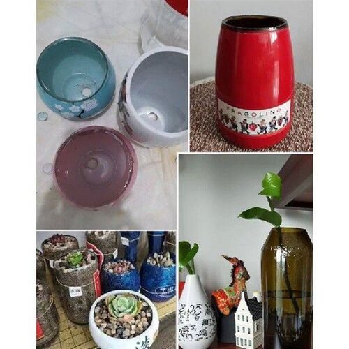 Circle Glass Cutter 4 Rings Wine Bottle Glass Heated Cutter