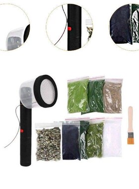 Static Grass Fing Applicator Railway Decoration