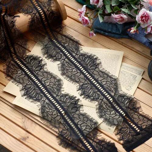 9.5cm wide eyelashes lace accessories DIY handmade decorativ