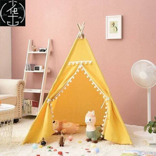 kids teepee tent kids indian canvas playhouse sleeping dome