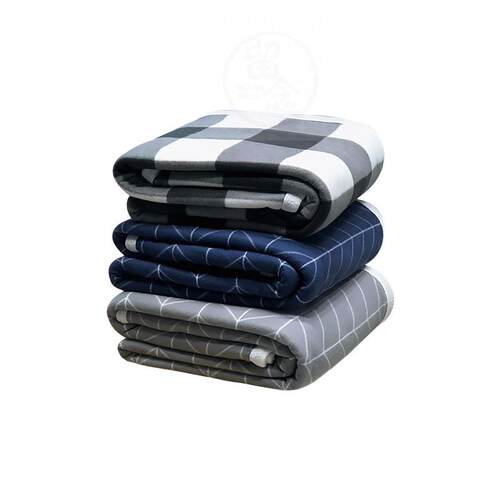 。Blanket flannelette soft sofa bed blanket Nordic fleece bl