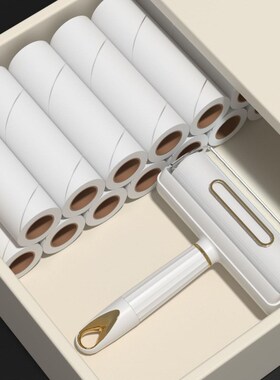 lint dust hair remover cloth sticky roller brush cleaner 1