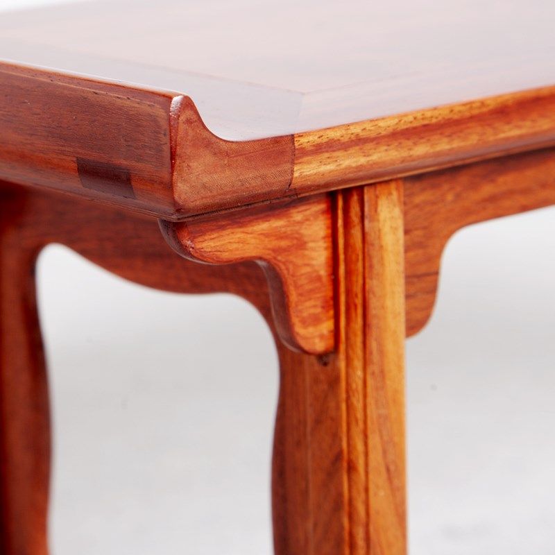 红木雕刻微型家具翘头几缅甸花梨木小条案长方形摆件底座小供桌,家居饰品,木雕,淘宝优惠券,粉丝福利购,淘宝优惠卷