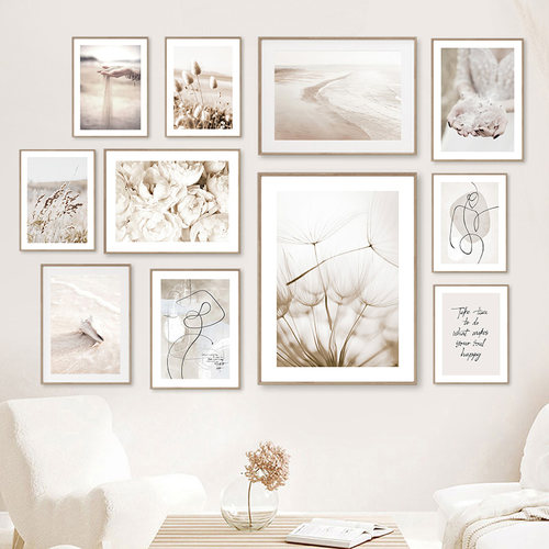 Flower Scenery Picture Home Wall Art  Painting Modern Nordic