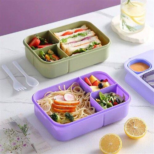 Bento Lunch Box For Kids Girls Cartoon Students Kawaii Cute