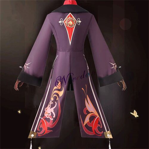 Genshin Impact Hutao Cosplay Costume Uniform Wig Cosplay Ani