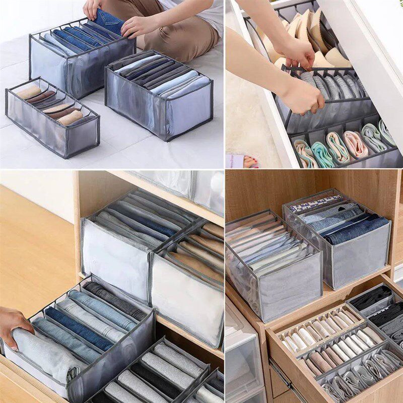 Jeans Organization Storage Box Closet Organizer Clothing Org - 实物图