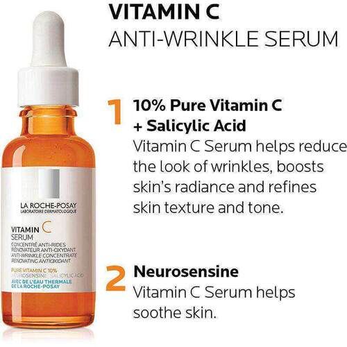 30ml Dermatological Anti-aging 10% Pure Vitamin C Face An