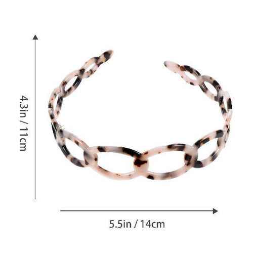 2 Pcs Hollow Headdress Headbands for Girls Teeth Hair Hoop