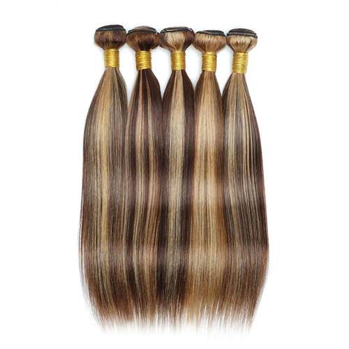 KissHair 60Gram P4/27 Highlight Human Hair Bundles 10 to 22