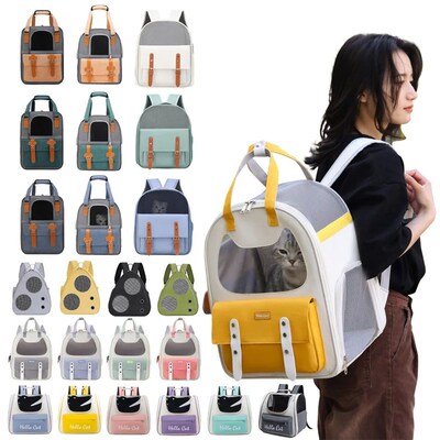 Portable Breathable Cat Bag Oxford Cloth Scratch Pet Bag Goi