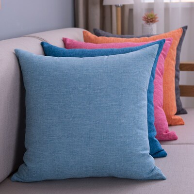 Overstuffed linen, throw pillows, oversize cushions, SOFA SO