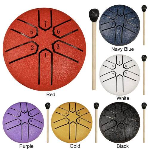 3 Inches 6 Notes Rain Drum for Outside Steel Tongue Drum Rai