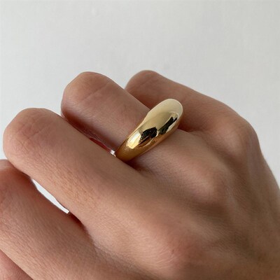 Fashion Ring 316L Stainless Steel Ring Anillo Ringen Mujer W