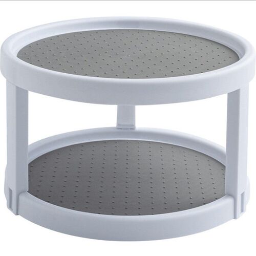 Two-Tier Twin Turntable  Storage Turntable - Multi Level Rot