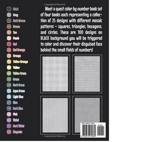 New Product Digital Coloring Book 100 Quest Color By Number