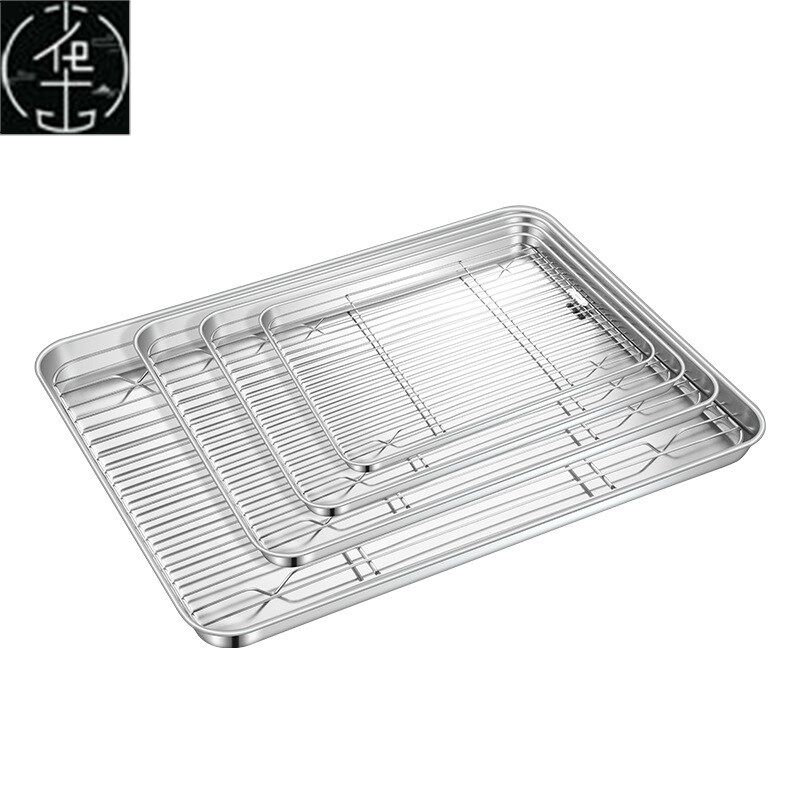 Baking Tray Oil Frying Pan Chips Basket Dish Grill Mesh Tool - 实物图