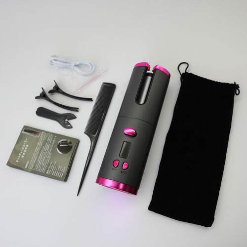 Portable Wireless Hair Curling Iron Auto Hair Curler 卷发器