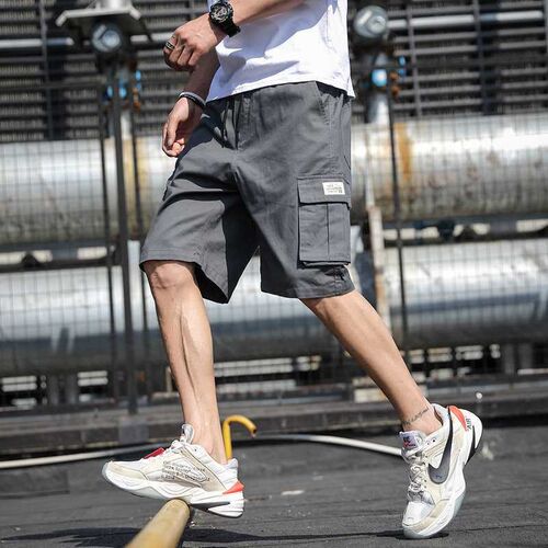 Summer New Camouflage Shorts Cotton Mens Casual Five-point
