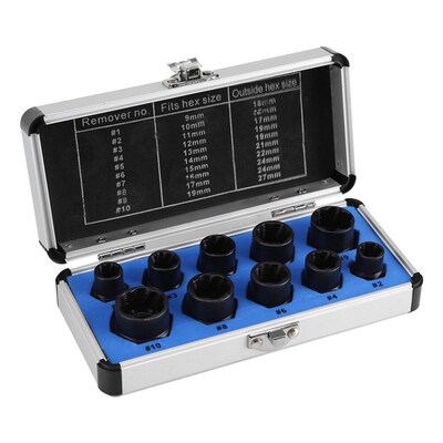 10PCS/Lot Damaged Bolt Nut Screw Remover Extractor Removal S