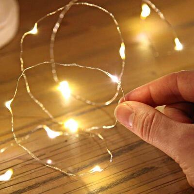1 3 5 10M Copper Wire Wine Bottle Light LED String Lights Ba