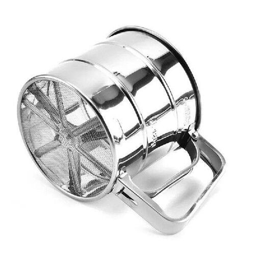 Stainless Steel Flour Sieve Cup Powder Sieve Mesh Kitchen