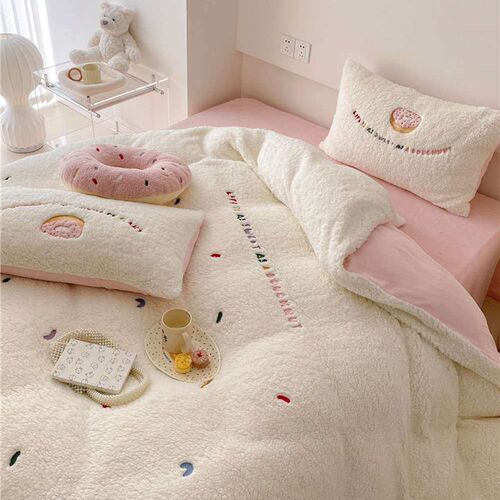 Ins Style Girls Heart Autumn and Winter Warm Lamb Velvet Do