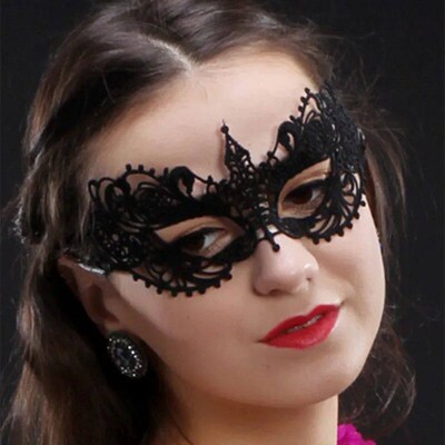 Women Exotic Accessories of Female Lace Masquerade Hollow